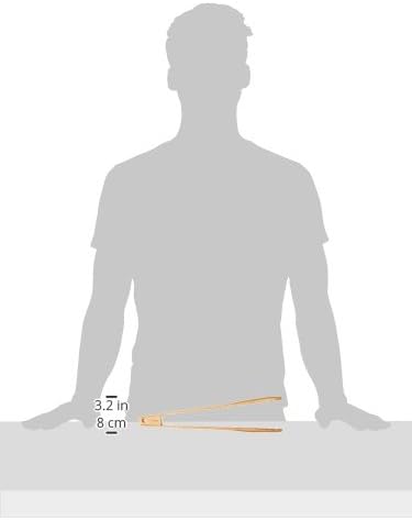 Norpro Espátula de bambu de 30,5 cm, cabo plano