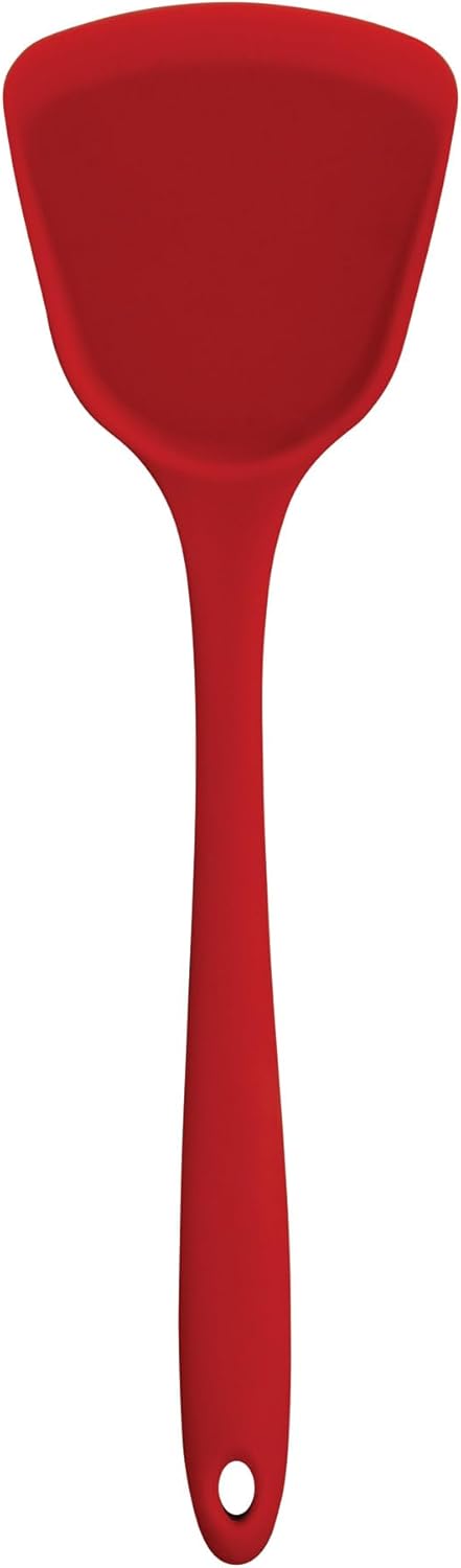 Espátula de bambu para fritar e utensílio de cozinha, 33 cm