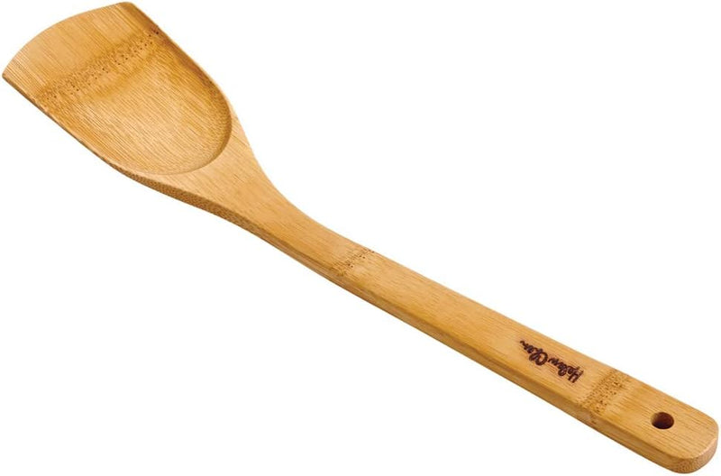 Espátula de bambu para fritar e utensílio de cozinha, 33 cm