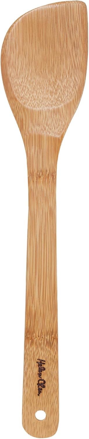Espátula de bambu para fritar e utensílio de cozinha, 33 cm