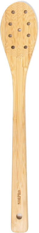 Norpro Espátula de bambu de 30,5 cm, cabo plano