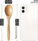 7 colheres de madeira pequenas, colheres de mel de 14 cm para chá, colher de chá de mel de madeira para café, pequenas colheres de madeira, colher de mesa de bambu para mexer, conjunto de