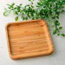 Kit 8 Porta Copos Pires De Bambu 10x10 Cm Premium