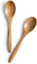 7 colheres de madeira pequenas, colheres de mel de 14 cm para chá, colher de chá de mel de madeira para café, pequenas colheres de madeira, colher de mesa de bambu para mexer, conjunto de