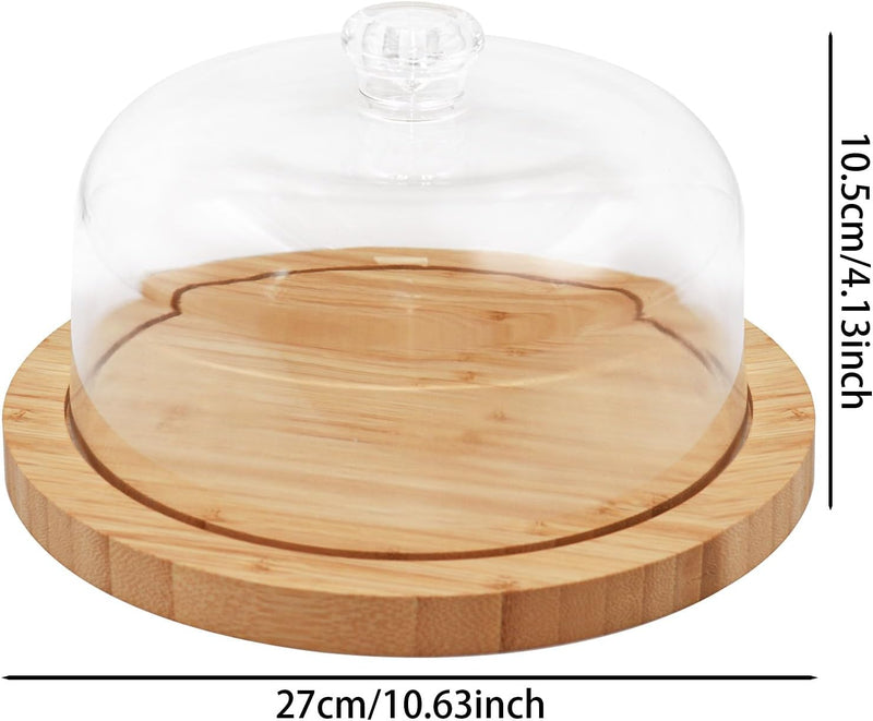 Suporte de bolo com tampa