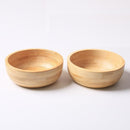 Tigelas de servir de bambu, tigelas pequenas de lanche para charcutaria, frutas/doces, tigelas de imersão feitas à mão de 100 ml para temperos/salsa/molho de tomate, ramequins de madeira de