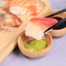 Conjunto de tigelas de mergulho, pequenas tigelas de bambu para molho de soja/condimento/lanches, mini tigelas de servir para tábua de charcutaria para churrasco/entretenimento, ramequins de