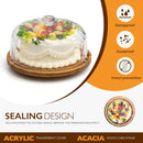 Suporte de bolo com tampa