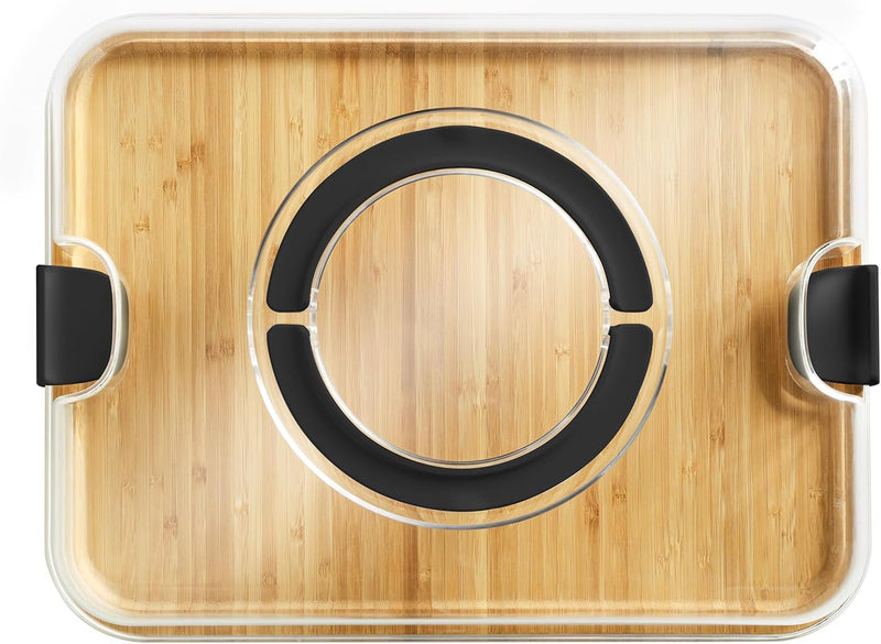 Khinya: Petisqueira com Tampa e 6 Compartimentos