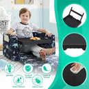 Artmeer Bed Tray Table with Folding Legs,Bamboo Breakfast in Bed for TV Table, Laptop Computer Tray,Eating,Snack Tray(Bamboo)