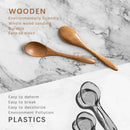 7 colheres de madeira pequenas, colheres de mel de 14 cm para chá, colher de chá de mel de madeira para café, pequenas colheres de madeira, colher de mesa de bambu para mexer, conjunto de