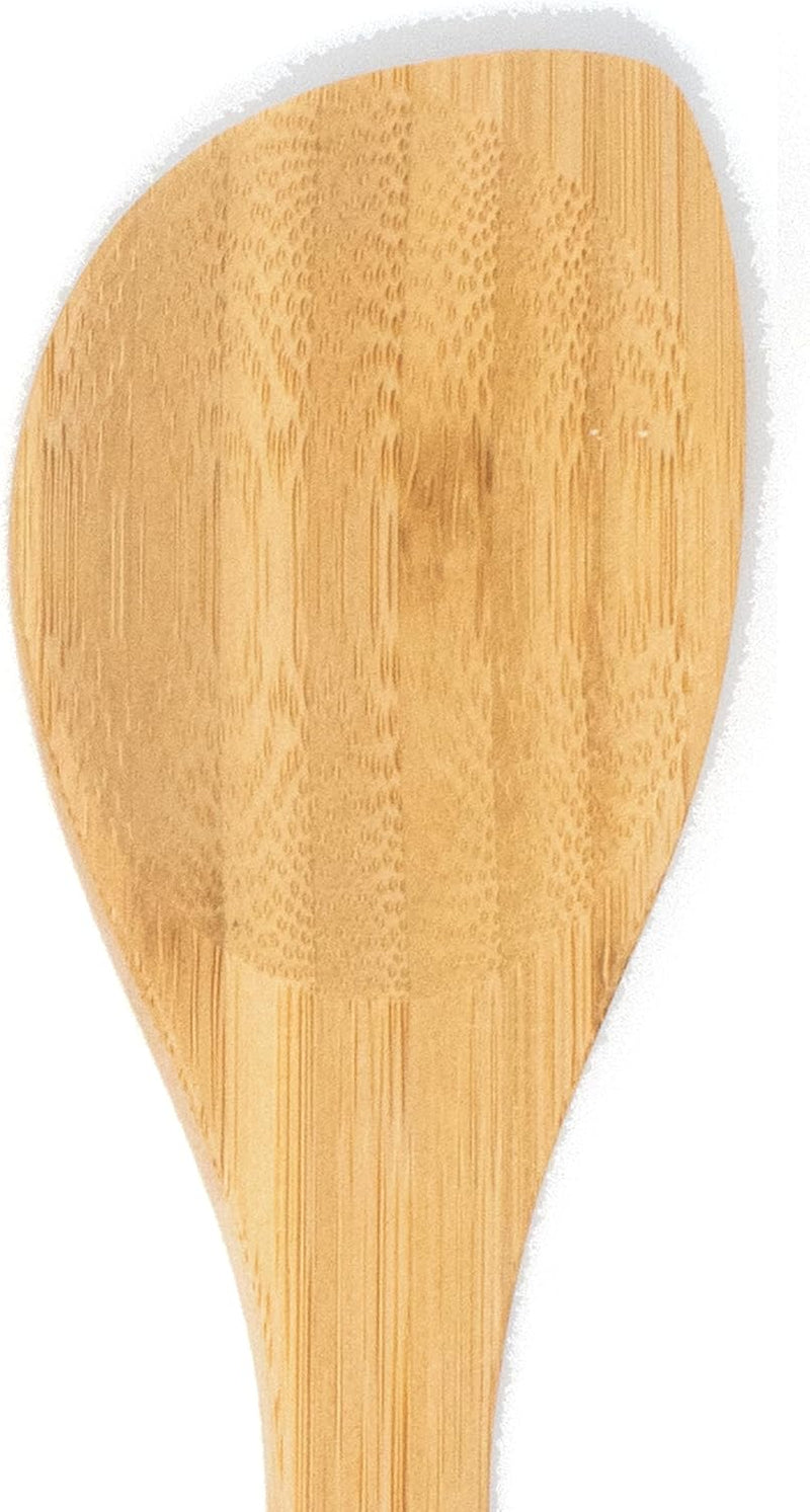 Norpro Espátula de bambu de 30,5 cm, cabo plano