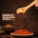 Colheres de bambu de 13 cm, pequenas colheres de madeira para condimentos, especiarias, açúcar, sal, geléia, café, Hrbs e mel, pequenas colheres de chá de madeira para servir cozinha (5 peças)