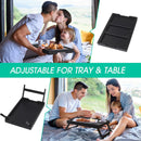 Artmeer Bed Tray Table with Folding Legs,Bamboo Breakfast in Bed for TV Table, Laptop Computer Tray,Eating,Snack Tray(Bamboo)