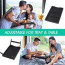 Artmeer Bed Tray Table with Folding Legs,Bamboo Breakfast in Bed for TV Table, Laptop Computer Tray,Eating,Snack Tray(Bamboo)