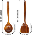 Espátula wok grande de madeira