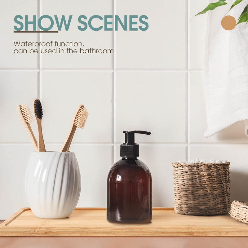 Bamboo Tea Serving Tray 3 Pcs Decorative Multi Use Bathroom Counter Tray with Edges Bamboo Vanity for Dresser Food Coffee Tea Snack Tissues Candles, 11 x 4 Inch(Rectangle Style)