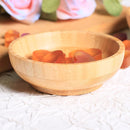 Tigelas de servir de bambu, tigelas pequenas de lanche para charcutaria, frutas/doces, tigelas de imersão feitas à mão de 100 ml para temperos/salsa/molho de tomate, ramequins de madeira de