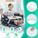 Artmeer Bed Tray Table with Folding Legs,Bamboo Breakfast in Bed for TV Table, Laptop Computer Tray,Eating,Snack Tray(Bamboo)