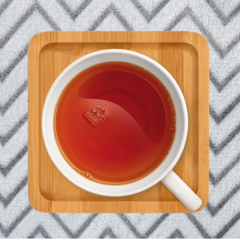 Kit 8 Porta Copos Pires De Bambu 10x10 Cm Premium