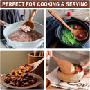 Espátula wok grande de madeira