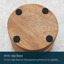 Caixa de tigela de bambu para adega de sal