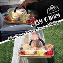 Khinya: Petisqueira com Tampa e 6 Compartimentos