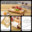 Khinya: Petisqueira com Tampa e 6 Compartimentos