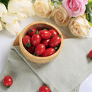 Tigelas de servir de bambu, tigelas pequenas de lanche para charcutaria, frutas/doces, tigelas de imersão feitas à mão de 100 ml para temperos/salsa/molho de tomate, ramequins de madeira de