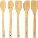 Norpro Espátula de bambu de 30,5 cm, cabo plano