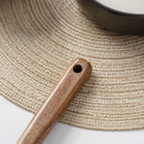 Espátula wok grande de madeira