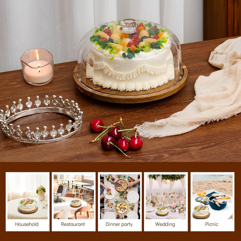 Suporte de bolo com tampa