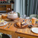 Suporte de bolo com cúpula e tampa de acrílico