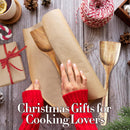 Espátula wok grande de madeira