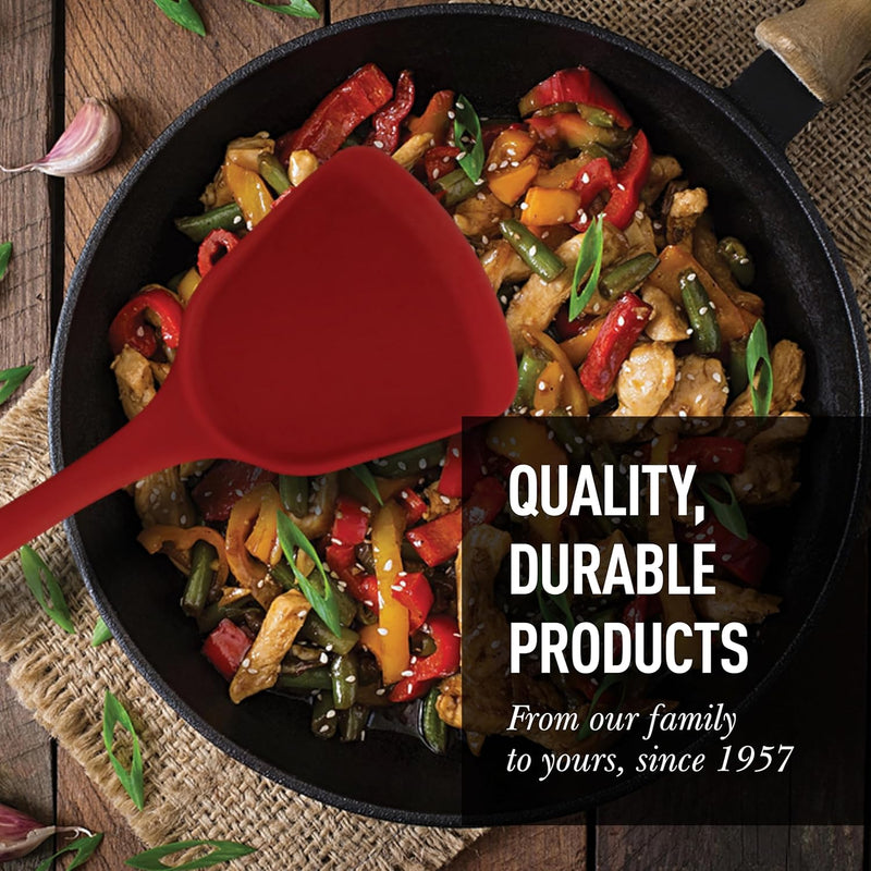 Espátula de bambu para fritar e utensílio de cozinha, 33 cm