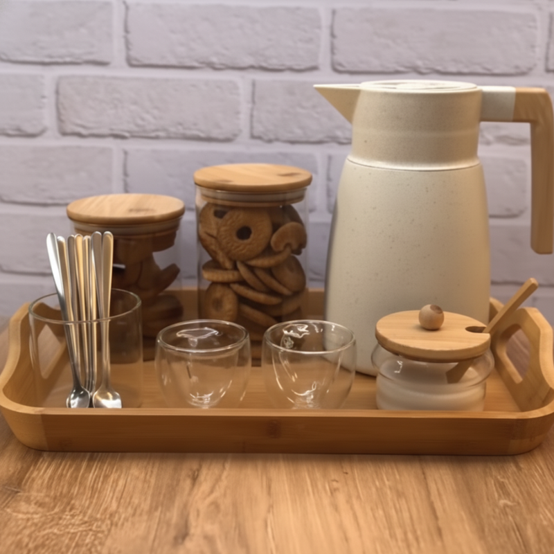 Kit Cantinho do Café Afeto do Lar - Especial 8 peças - NOVO