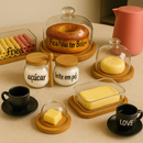 Kit Café em Bambu – 08 Peças + Brinde Especial (06 Xícaras) - Somente hoje