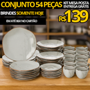 Kit Mesa Posta Conjunto Completo 54 Peças Ryo –  Serve 06 lugares