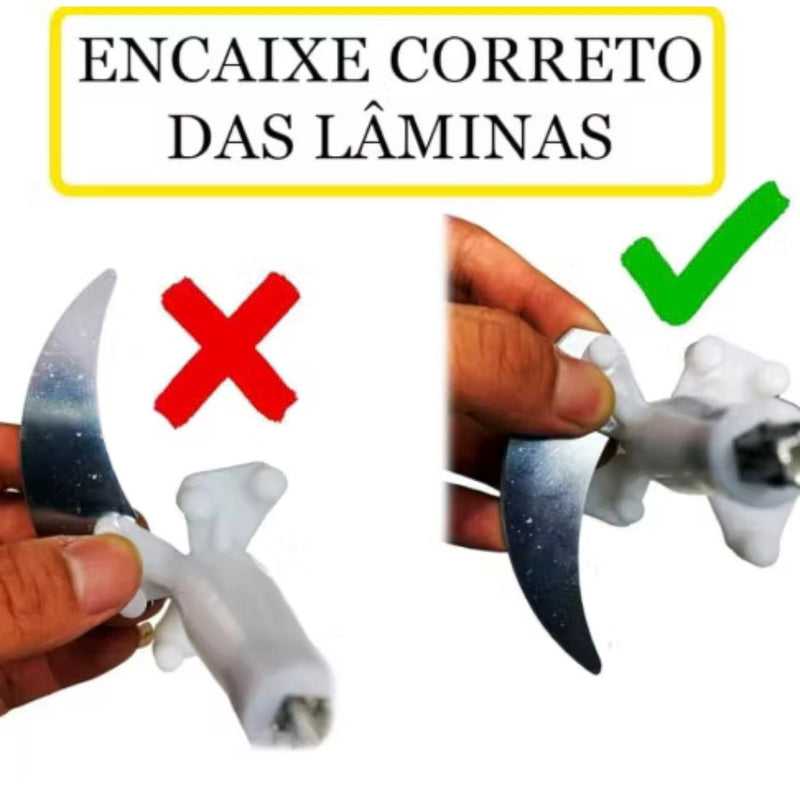 Picador de Alimentos Elétrico – Triturador Potente 110/220V